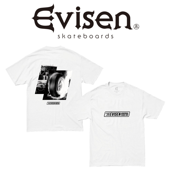 【SALE30%OFF】　Evisen Skateboards (エヴィセン スケートボード)　ABNORMAL TURBO　 【Tシャツ】【エビセン スケートボード Evisen