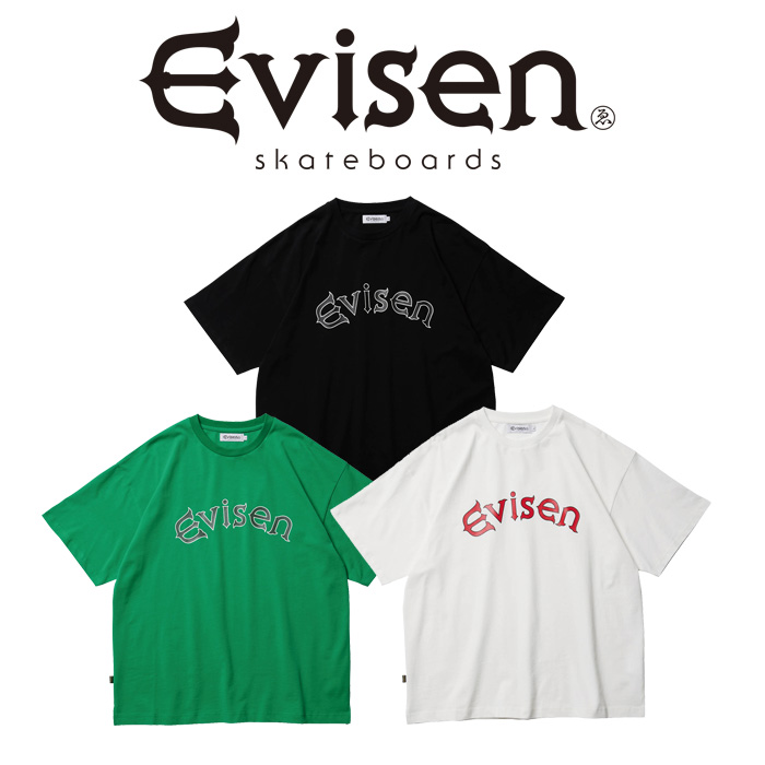Evisen Skateboards (エヴィセン スケートボード)　 ROUND LOGO T SHIRT　 【Tシャツ】【エビセン スケートボード Evisen Skateboard