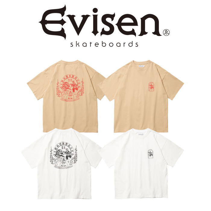 【SALE30%OFF】　Evisen Skateboards (エヴィセン スケートボード)　 EMBLEM TEE 　 【Tシャツ】【エビセン スケートボード Evisen S