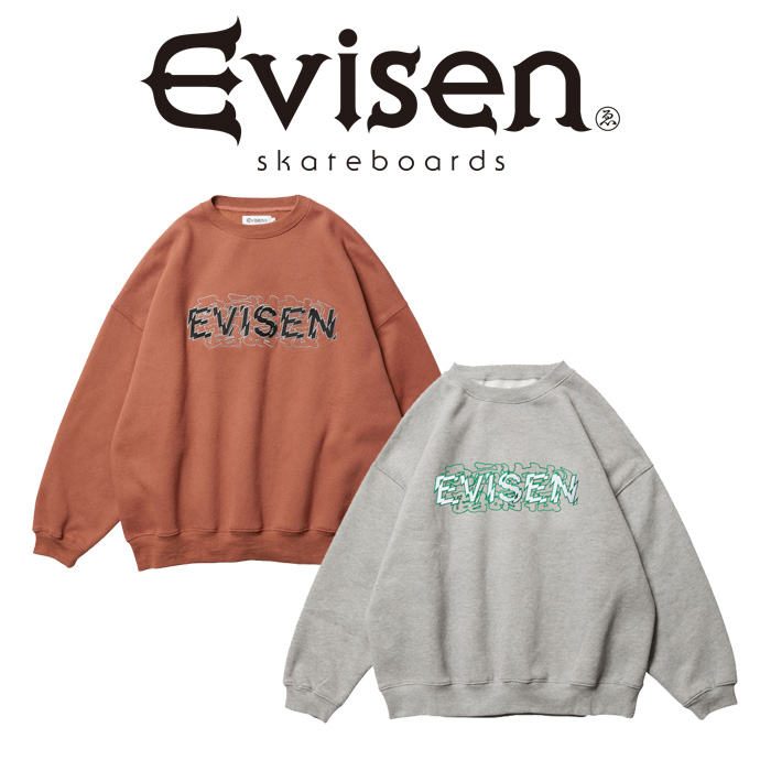 Evisen Skateboards (エヴィセン スケートボード)　 SANDA CREW SWEAT 　 【クルーネックスウェット】【エビセン スケートボード Evi