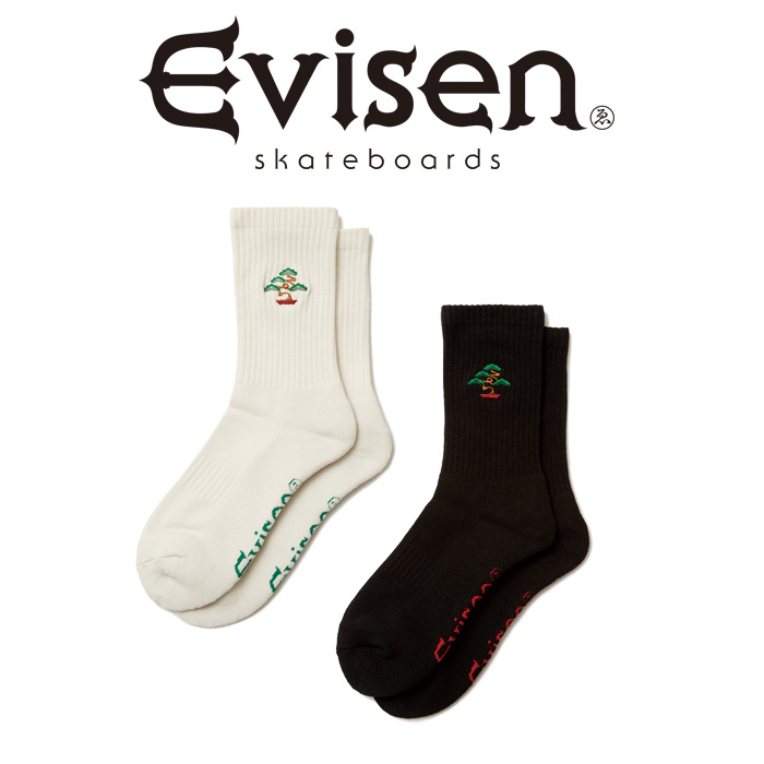 Evisen Skateboards (エヴィセン スケートボード)　 BONSAI SOCKS　 【ソックス 靴下】【エビセン スケートボード Evisen Skateboard