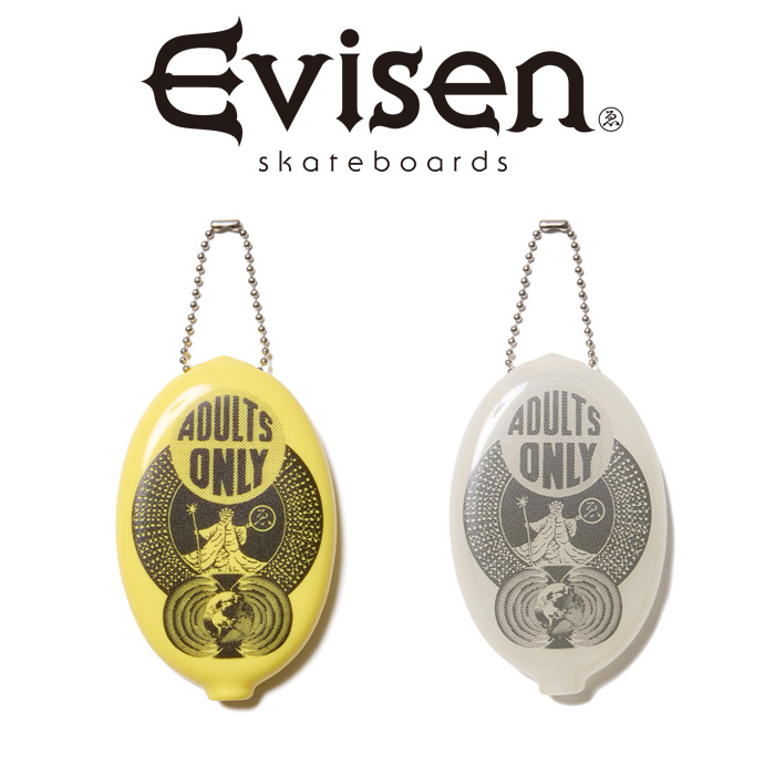 Evisen Skateboards (エヴィセン スケートボード)　 ADULTS ONLY COIN CASE 　 【コインケース】【エビセン スケートボード Evisen S
