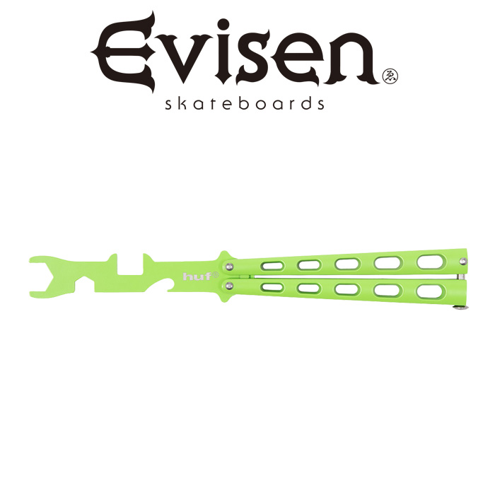 Evisen Skateboards (エヴィセン スケートボード)　 HUF x EVISEN SWAG TOOL - GREEN 　 【スケートツール】【エビセン スケートボー