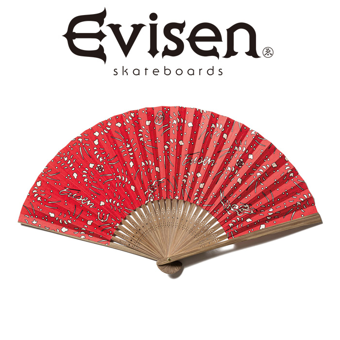 Evisen Skateboards (エヴィセン スケートボード)　 EBIMO SENSU　 【扇子】【エビセン スケートボード Evisen Skateboards ゑ イン
