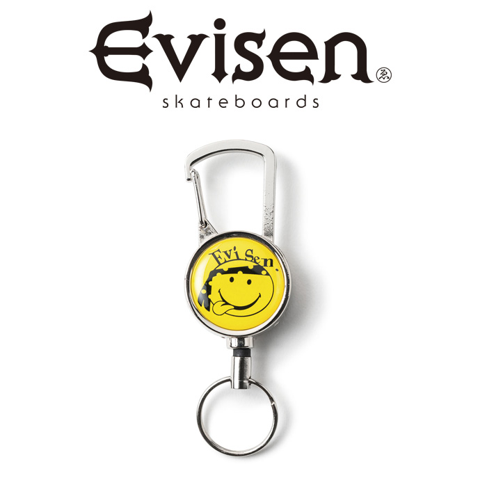 Evisen Skateboards (エヴィセン スケートボード)　 ONE-UP CARABINER REEL　 【カラビナ】【エビセン スケートボード Evisen Skateb