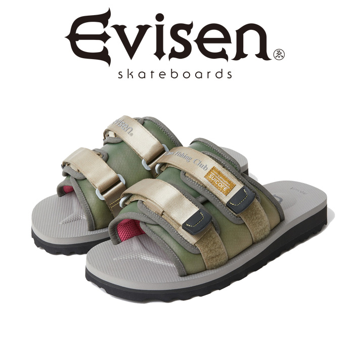 【SALE30%OFF】　 Evisen Skateboards (エヴィセン スケートボード)　 Chaos Fishing Club / SUICOKE MOTO 　 【サンダル】【エビセ