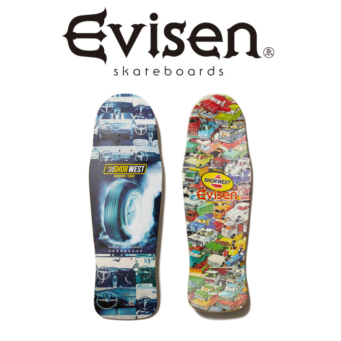 【EVISEN】 Evisen Skateboards (エヴィセン スケートボード)　 ABNORMAL TURBO(SHOR WEST) 　 【デッキ スケートボード スケボー】