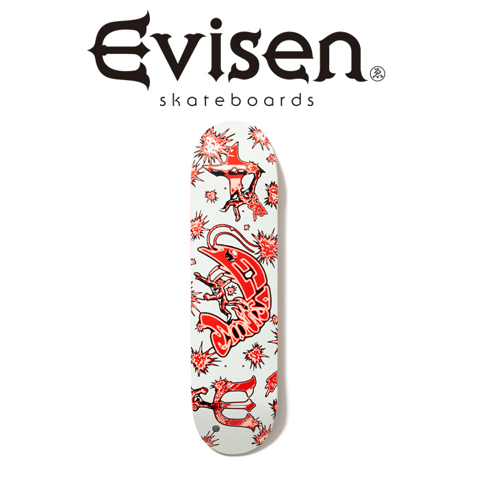 【EVISEN】 Evisen Skateboards (エヴィセン スケートボード)　 Mr. SHRIMP 　 【デッキ スケートボード スケボー】【エビセン スケ
