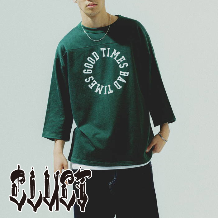 【SALE30%OFF】　CLUCT (クラクト)　AFTON[3/4 TEE]　【Tシャツ 7分袖】【#04855】【2024SUMMER/AUTUMN新作】　