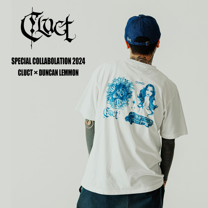CLUCT (クラクト)　DUNKS S/S TEE #B　【Tシャツ】【#04902】【DUNCAN LEMMON SPECIAL COLLABOLATION】【お取り寄せ商品 キャンセル