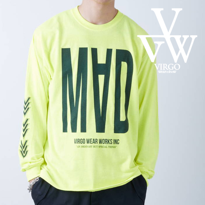 VIRGOwearworks (ヴァルゴウェアワークス) 　MAD　【ロングスリーブTシャツ】【VG-LSPT-85】【2022AUTUMN&WINTER新作】【VIRGOwearwo