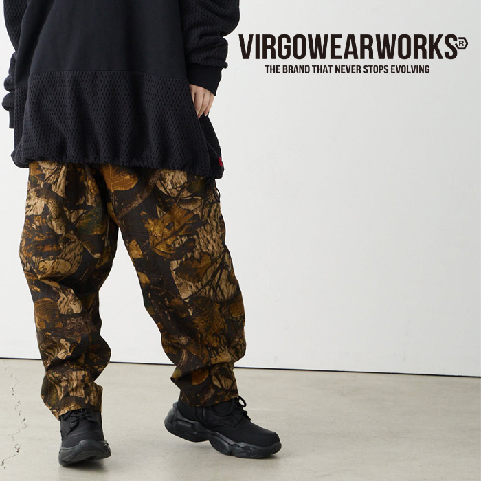 VIRGOwearworks (ヴァルゴウェアワークス)  　WILDWOOD CAMO PANTS　【ワイドパンツ】【VG-PT-449】【2025 AUTUMN&WINTER】【お取り