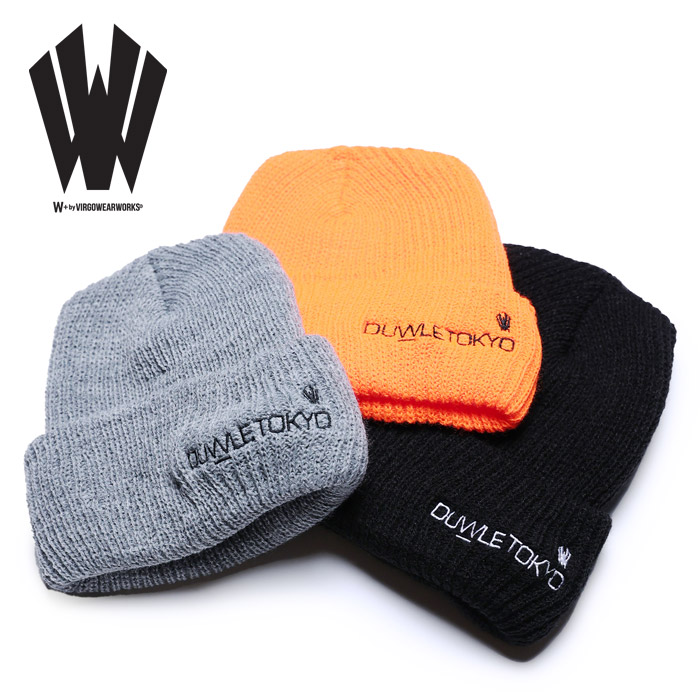 W + by VIRGOwearworks (ヴァルゴウェアワークス)  　Duvvle(W) knit cap　【ニットキャップ】【W-GD-014】【2025AUTUMN/WINTER 先行