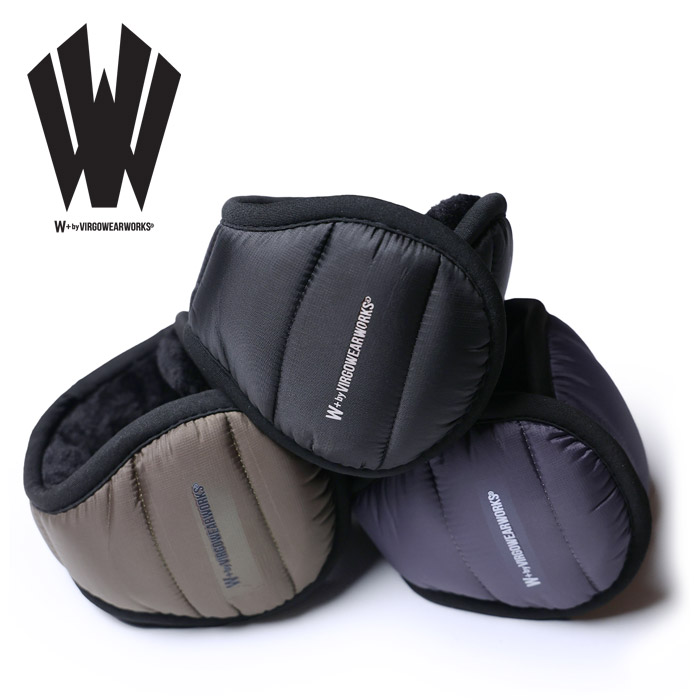 W + by VIRGOwearworks (ヴァルゴウェアワークス)  　W earmuffs　【イヤーマフ】【W-GD-016】【2025AUTUMN/WINTER】【お取り寄せ商