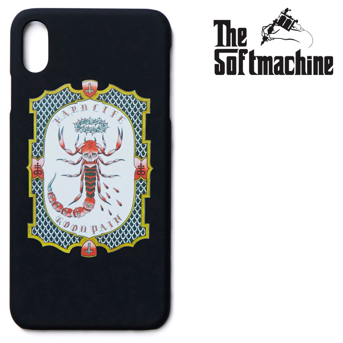 【SALE40%OFF】　SOFTMACHINE (ソフトマシーン)　 GOOD PAIN SCORPION iPhone CASE(iPhone 7&8 Plus,X,XR,XS,XS MAX)　【2019SUMMER 
