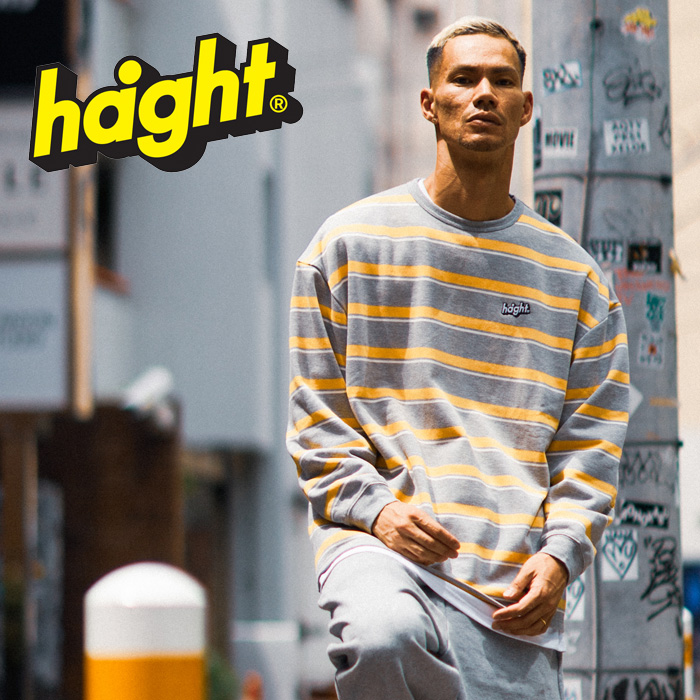 【SALE30%OFF】　HAIGHT (ヘイト)　BORDER SWEAT　 【スウェット】【HTAW-243002】【2024AUTUMN&WINTER新作】