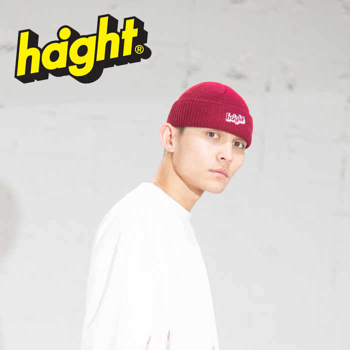 【SALE30%OFF】　HAIGHT (ヘイト)　CORE LOGO KNIT CAP　 【ニットキャップ ニット帽 ビーニー】【HTAW-246003】【2024AUTUMN&WINTER