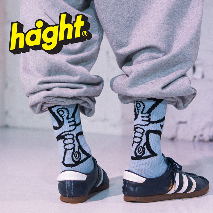HAIGHT (ヘイト)　GOOD BAD CROSS SOCKS　 【ソックス】【HTAW-247001】【2024AUTUMN&WINTER新作】
