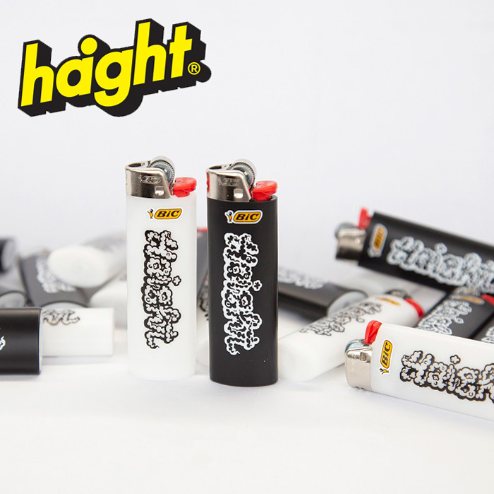 HAIGHT (ヘイト)　SMOKE LOGO BIC LIGHTER　 【ライター BIC RAT HOLE STUDIO】【HTSS-246007】【2024SPRING新作】