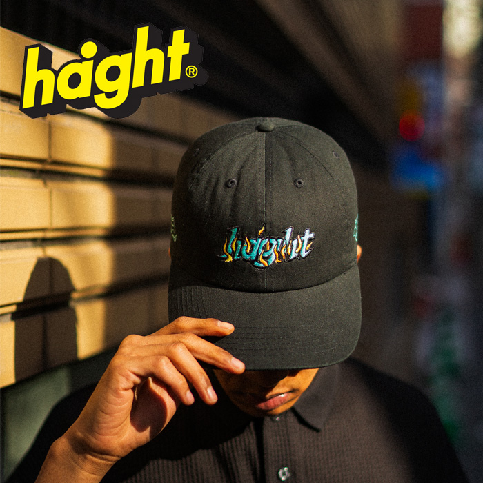 HAIGHT (ヘイト)　FLAMES COTTON LOW CAP　 【キャップ】【HTSS-256002】　【2025 SPRING&SUMMER 新作】【RAT HOLE STUDIO】