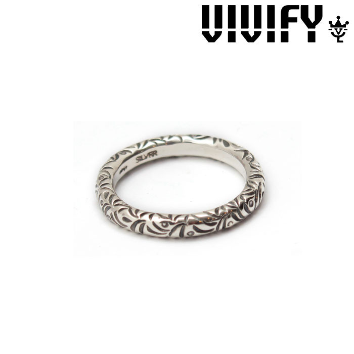 VIVIFY(ヴィヴィファイ)(ビビファイ)　Full Arabesque Ring（3mmbody）　【オーダーメイド 受注生産】　【キャンセル不可】　【VIVIF