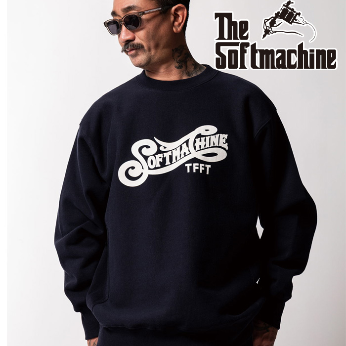 SOFTMACHINE (ソフトマシーン)　BURP SWEAT　【スウェット】【ホワイト ブラック ネイビー  タトゥー】【2025 AUTUMN&WINTER】【お取