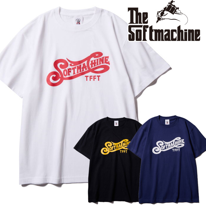 SOFTMACHINE (ソフトマシーン)　BURP-T　【Tシャツ 半袖】【ホワイト ブラック ネイビー タトゥー】【2025 AUTUMN&WINTER】【お取り