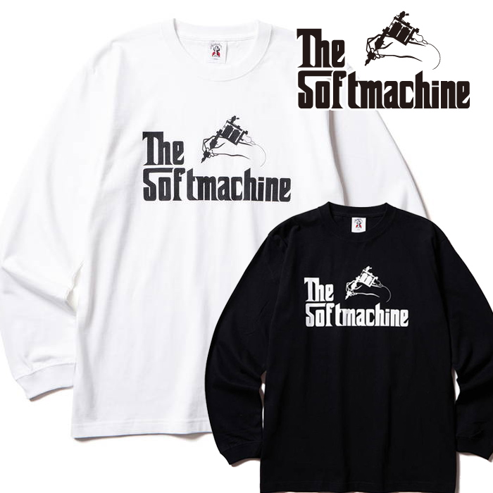 SOFTMACHINE (ソフトマシーン)　GOD L/S (L/S T-SHIRTS)　【Tシャツ 長袖】【ホワイト ブラック タトゥー】【2023SUMMER VACATION 新