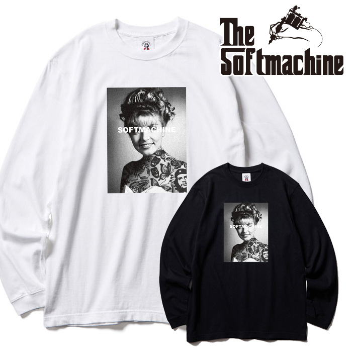 SOFTMACHINE (ソフトマシーン)　LAURA L/S　【Tシャツ 長袖】【ホワイト ブラック  タトゥー】【2026 SUMMER VACATION 先行予約】【