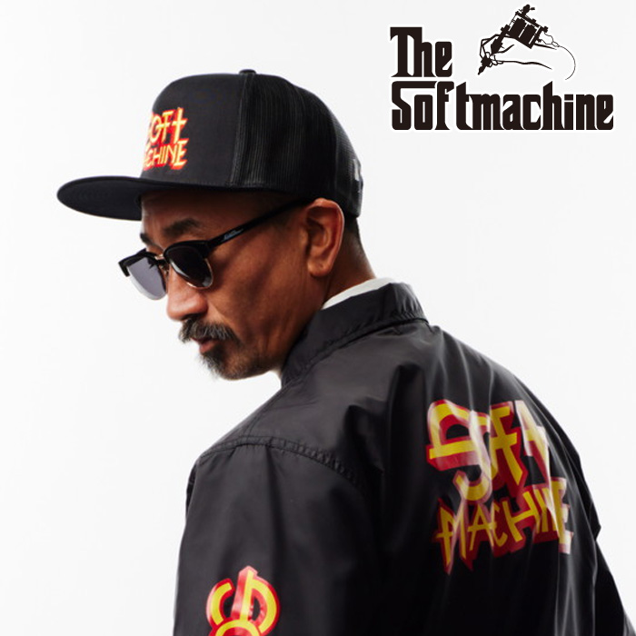 【SALE30%OFF】　SOFTMACHINE (ソフトマシーン)　MADMAN CAP　【キャップ】【ブラック チャコール ネイビー タトゥー】【2025 SPRING
