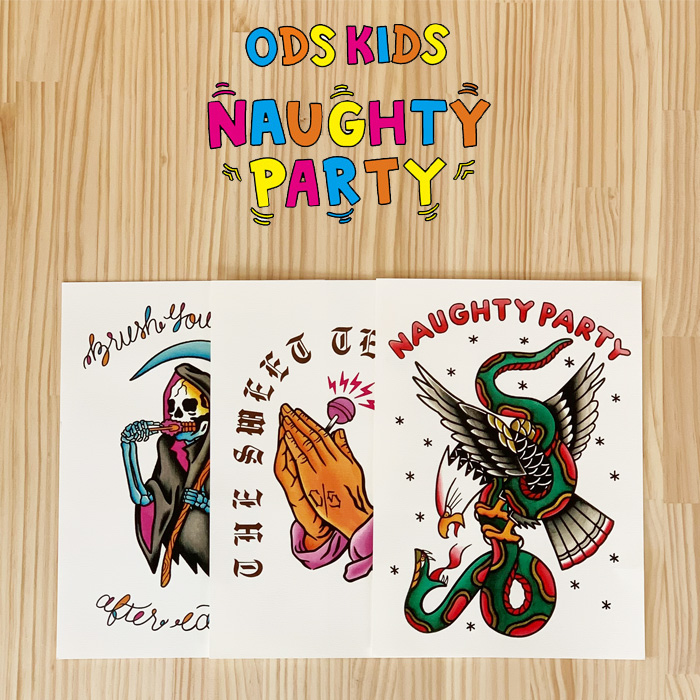 NAUGHTY PARTY (ノーティーパーティ)　FLASH　【フラッシュ ポスター タトゥー】