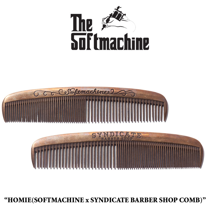 SOFTMACHINE (ソフトマシーン)　 HOMIE　【先行予約】【送料無料】【キャンセル不可】　【SOFTMACHINE コーム　くし】　