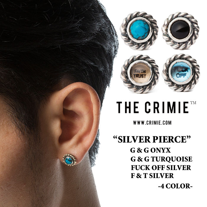 15 Winter先行予約 Crimie クライミー Silver Pierce 送料無料 キャンセル不可 Crimie ピアス Crimie アク Interplay
