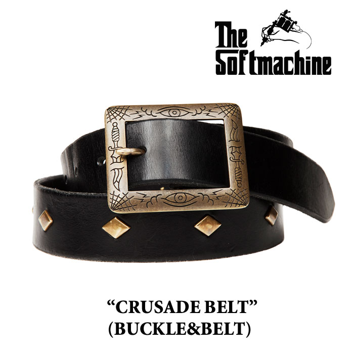 SOFTMACHINE (ソフトマシーン)　 CRUSADE BELT (BUCKLE＋BELT)　【先行予約】【キャンセル不可】　