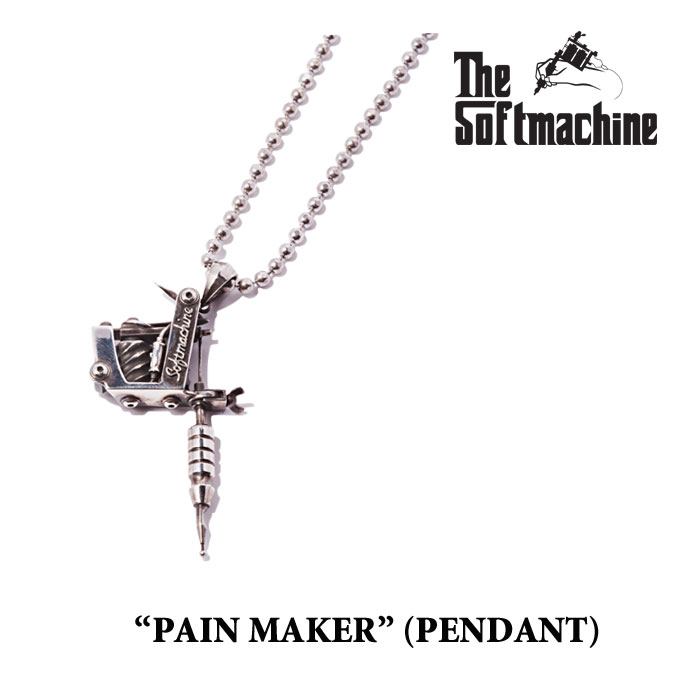 SOFTMACHINE (ソフトマシーン)　 PAIN MAKER(PENDANT)　【先行予約】【キャンセル不可】　【SOFTMACHINE ネックレス】　