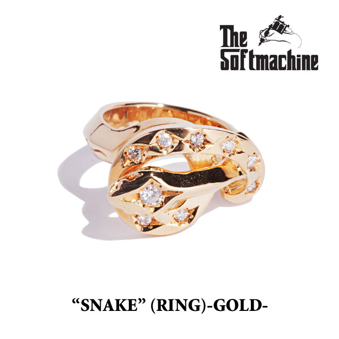 SOFTMACHINE (ソフトマシーン)　 SNAKE(GOLD RING)　【先行予約】【キャンセル不可】　【SOFTMACHINE リング】　