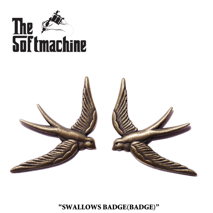 SOFTMACHINE (ソフトマシーン)　 SWALLOWS BADGE(BADGE SET)　【先行予約】【キャンセル不可】　【SOFTMACHINE(ソフトマシーン) バッ