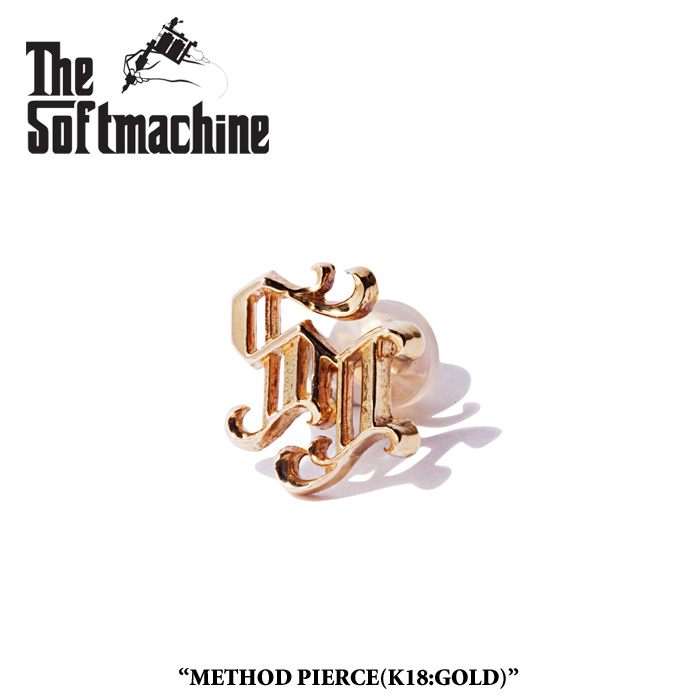 SOFTMACHINE (ソフトマシーン)　 METHOD PIERCE(PIERCE)(K18)　【予約商品 キャンセル不可】　【SOFTMACHINE(ソフトマシーン) ピアス