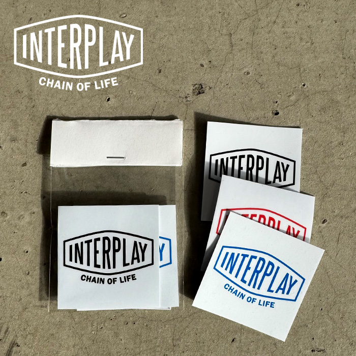 INTERPLAY　 MINI STICKER SET 　【ステッカー シール】【INTERPLAY インタープレイ】　