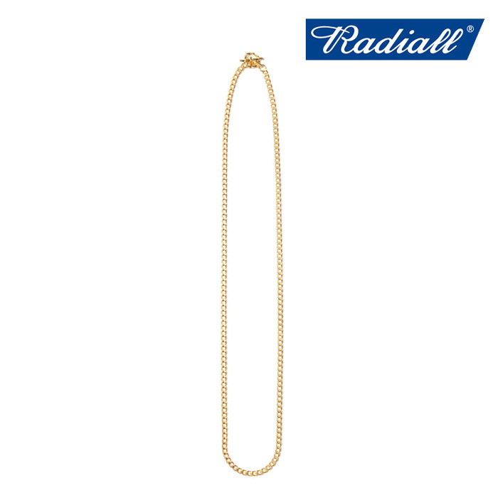 RADIALL ラディアル 　MONTE CALRO - WIDE NECKLACE(GOLD)　 【ネックレス】【2024 SPRING＆SUMMER COLLECTION】【RAD-JWL040-02】【