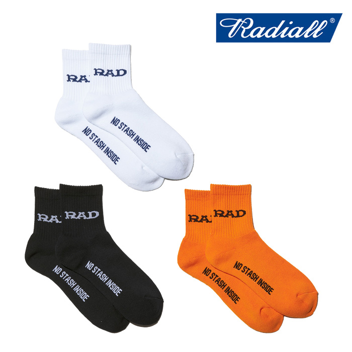 RADIALL ラディアル 　LOW KICK SOLID - 1PAC SOX SHORT　 【ショートソックス】【2023 SPRING＆ SUMMER COLLECTION】【RAD-PAC052】