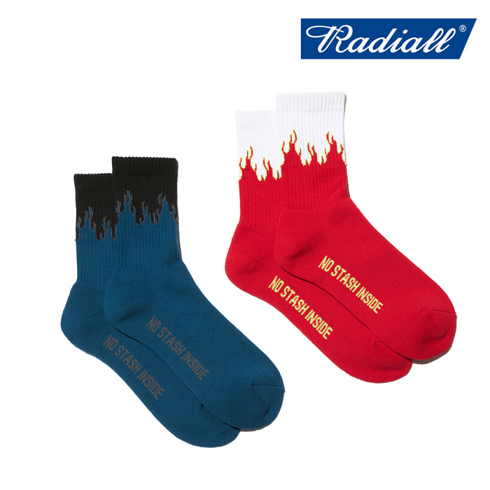 RADIALL ラディアル 　BARRIS - 1PAC SOX MID　 【ソックス】【2023 AUTUMN＆WINTER COLLECTION】【RAD-PAC054】【インタープレイ IN
