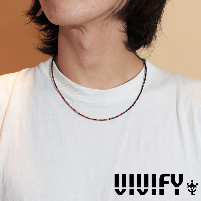 VIVIFY(ヴィヴィファイ) (ビビファイ)　Color Stone & Silver Beads Code　【オーダーメイド 受注生産】【キャンセル不可】　【職人