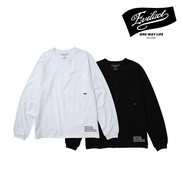 EVILACT (イーブルアクト)　 2PACK LS　【Tシャツ 長袖】【EA-2P-LS】【2025春夏新作】 　 インタープレイ INTERPLAY