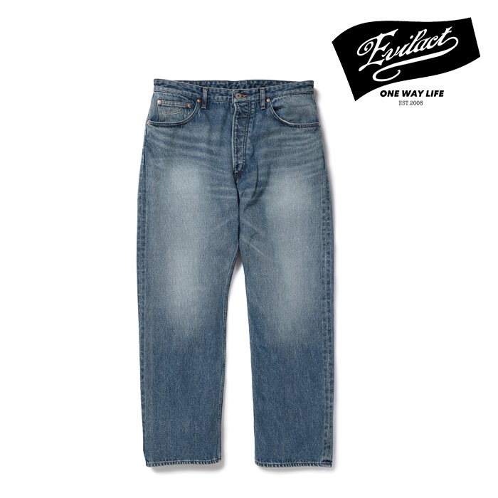 EVILACT (イーブルアクト)　 DENIM 02 CUSTOM 　【デニム パンツ】【EA-DP-02CS】【2024秋冬新作】 　 インタープレイ INTERPLAY