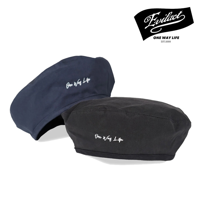 【SALE30%OFF】　 EVILACT (イーブルアクト)　 BERET 　 【ベレー帽】【EA-WFRSS-C02】【2024春夏新作】【インタープレイ INTERPLAY