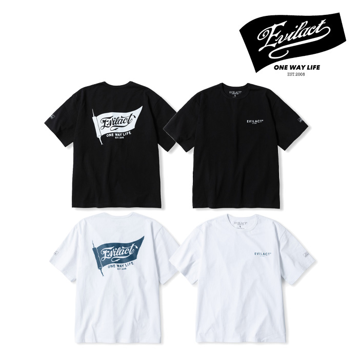 EVILACT (イーブルアクト)　 FLAG SS 　【Tシャツ 半袖】【EA-WFRSS-T08】【2024春夏新作】 　 インタープレイ INTERPLAY