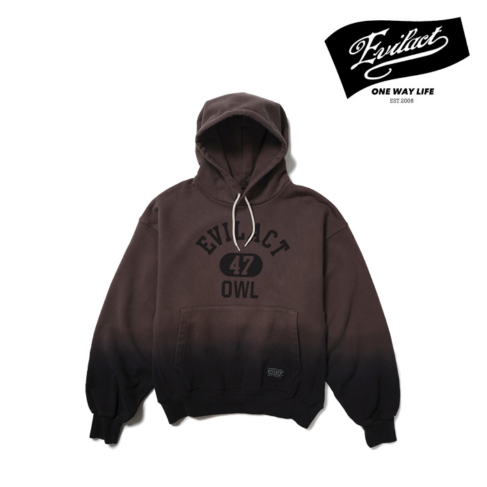 EVILACT (イーブルアクト)　FADE HOODIE　【フーディ パーカー】【EA24-ACT2-T07】【2024秋冬新作】 　 インタープレイ INTERPLAY