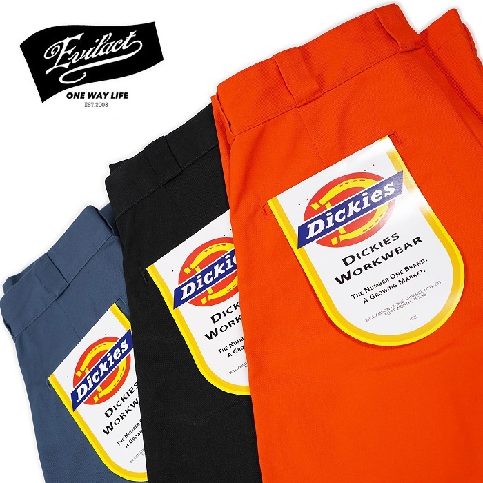 EVILACT (イーブルアクト)　 Dickies x EVILACT Hidden Pockets　【ワイドストレートパンツ】【EA24-DS-P01】【ディッキーズ コラボ