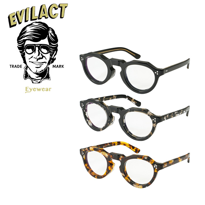 EVILACT EYEWEAR (イーブルアクトアイウエア)　 ROYAL (ロイヤル) DIMMING LENS　 【サングラス メガネ 調光レンズ】【EAE24-16】【2